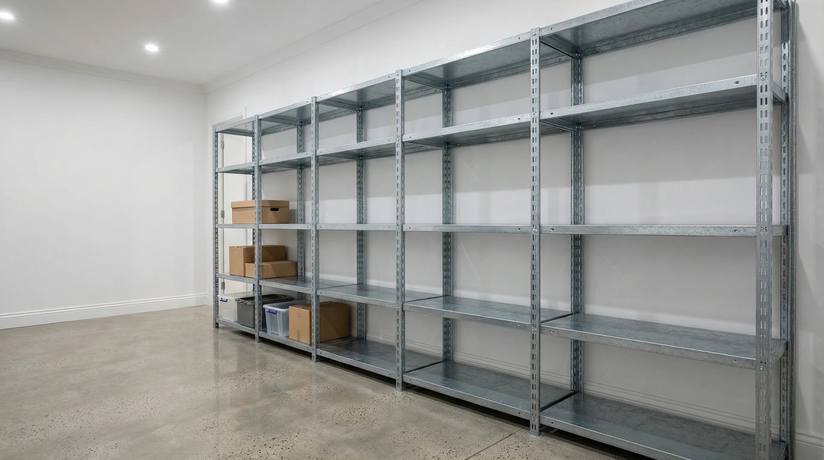 Steel Panel Shelves (Galvanized)